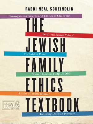 cover image of The Jewish Family Ethics Textbook